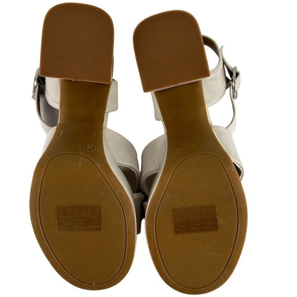 Journee Collection Womens Akeely Foam Mid Heel Platform Sandals Sz 9.5 Note Flaw - Picture 11 of 16